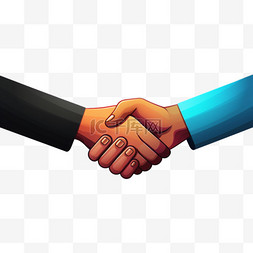 握手合作共赢和平商务谈判友好打
