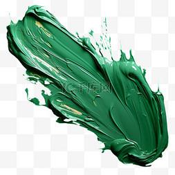 笔刷笔触绿色水墨水彩纹理质感