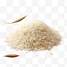 大米稻米粮食农产品AI元素免扣图