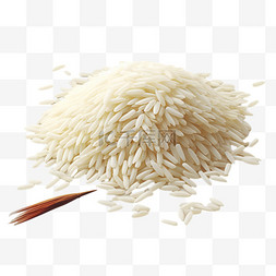 米堆图片_白色大米米堆农作物AI元素立体免