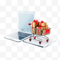 手机支付购物图片_万物互联电子支付电商购物概念图