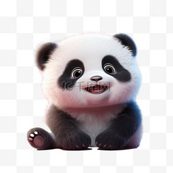 熊猫抱宝宝图片_可爱熊猫萌宠动物国宝卡通治愈