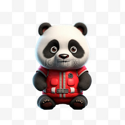 可爱熊猫萌宠动物国宝中国风格卡