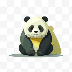 可爱熊猫萌宠动物胖乎乎国宝卡通