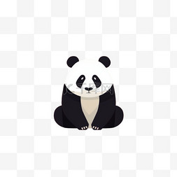 可爱熊猫萌宠动物动漫风格国宝卡