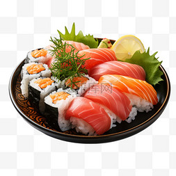 夹起寿司图片_新鲜美味寿司免抠元素