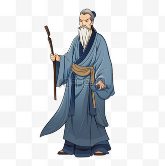 古风插画插画国潮人物中式古风插画免抠元素中国风人物可爱卡通汉服国