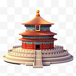 国庆节旅游景点建筑地标天坛北京