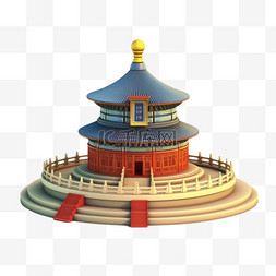 国庆节旅游景点建筑天坛北京地标