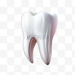 牙齿立体口腔医疗免扣装饰素材