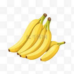 扁平设计中香蕉的选择