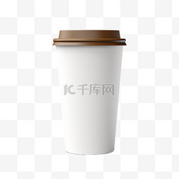 咖啡杯纸图片_平纸咖啡杯