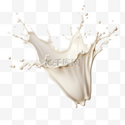 模板宣传单页图片_矢量牛奶飞溅和倾倒