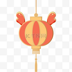 中国风灯笼装饰图片_卡通龙年灯笼装饰