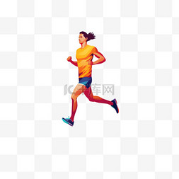 健身运动背景图片_一个人跑步的背景