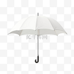 带有逼真雨伞的季风销售构图