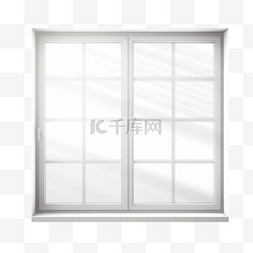 灰色窗框图片_房间窗格的真实阴影叠加效果