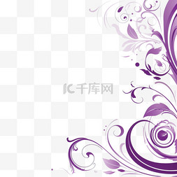 蒸汽波克图片_带有装饰品的紫色抽象背景