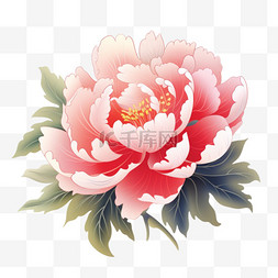 国庆节牡丹花装饰花朵节日美丽花