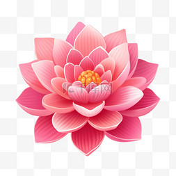 粉红色的莲花和瑜伽花