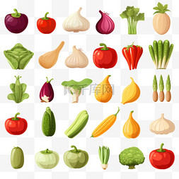 青花椰菜图片_蔬菜图标集
