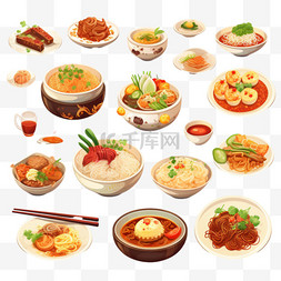 海鲜筷子图片_亚洲食品套餐