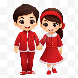 越南女孩图片_身穿红色服装的越南身穿红色服装