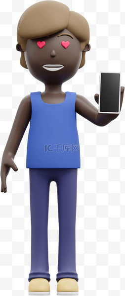 验证码2图片_漂亮的3D黑人女性手机验证码姿势