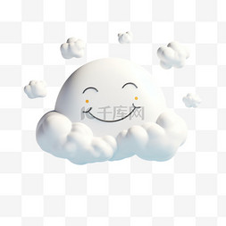 白色云朵免扣PNG图片_云朵白色可爱天空免扣元素装饰素