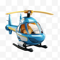 飞机直升机建模质感飞行免扣元素