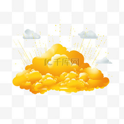 太空云图片_黄带云纹设计