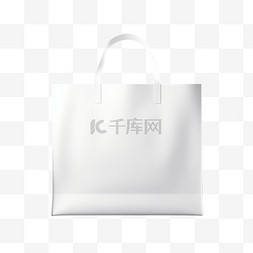 白色包袋图片_白色手提袋购物环保袋