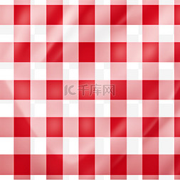 红白格子布图片_红白相间的格子呢图案