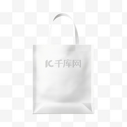 白色的袋子图片_白色手提袋购物环保袋