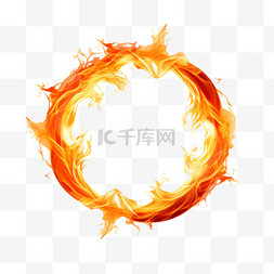 团徽火炬图片_火和火焰环绕框架，熊熊燃烧