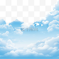 夜空蓝图片_以云为背景的蓝天天景
