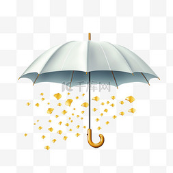 特价日图片_带有逼真雨伞的季风销售构图