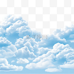 以云为背景的蓝天天景