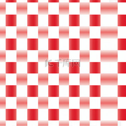 白红相间图片_红白相间的格子呢图案