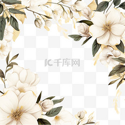 水花卉背景图片_美丽的盛开的花叶背景