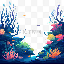 海底气泡图片_深海背景