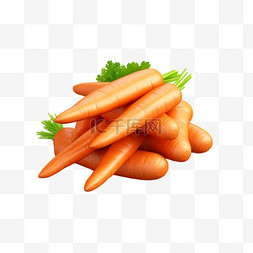 胡萝卜和土图片_胡萝卜一堆蔬菜免扣元素装饰素材