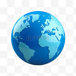 球体地球图片_地球球体星球3d免扣元素装饰素材
