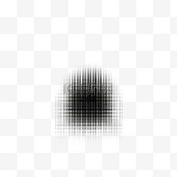几何圆形线条图案图片_白色背景下的黑色最小半色调1