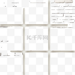 纹理水泥墙图片_一组砖墙背景。纹理表面，砌块粗