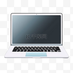 显示屏屏图片_一种带白屏和键盘的笔记本电脑