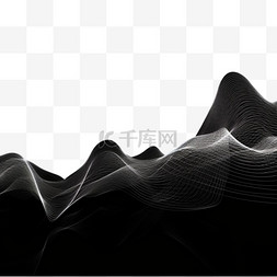 未来感科技感质感曲线纹理3