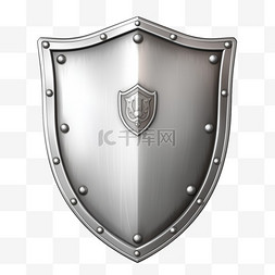 盾牌铆钉保护防御免扣元素装饰素