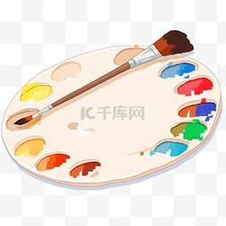 水彩手绘板元素学习工具