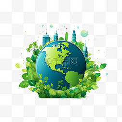 国际环境图片_平面世界环境日横幅模板2